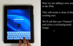 User Profiles for iPad screenshot 1