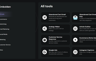 Embolden screenshot 1