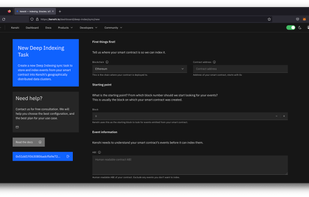 Kenshi Deep Index Dashboard: New Sync Task