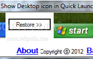 Restore Show Desktop screenshot 1
