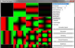 Ripple Tank Applet screenshot 1