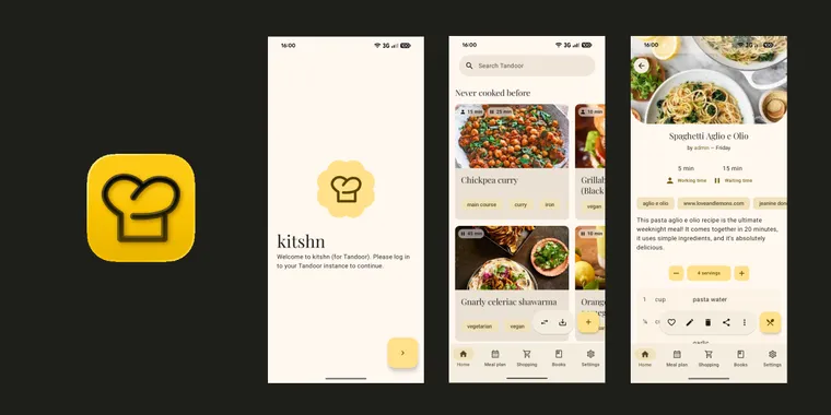kitshn 2.0 released with Tandoor v2 support, Material 3 Expressive UI, and social import