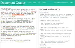 Document Grader screenshot 1