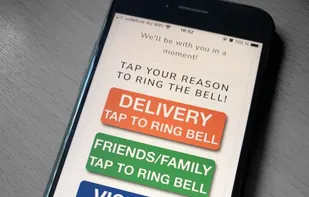 Get alerted when someone scans the code and rings the doorbell!