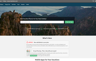 Vacation Planner Website