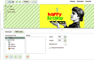 Free Flash Effect Generator screenshot 1