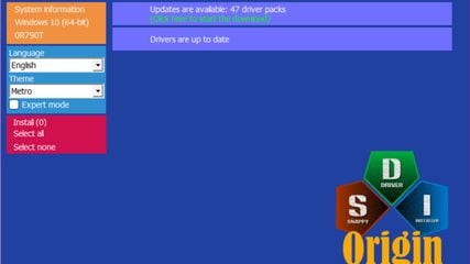 Snappy Driver Installer Origin screenshot 1