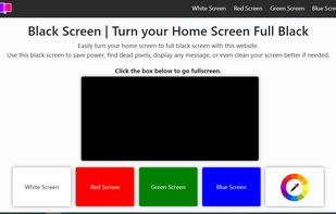 Black Screen Test screenshot 1