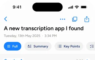 Replay - Replay recordings and get a refined transcript.