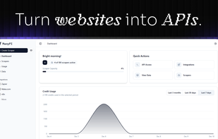 Turn websites into APIs