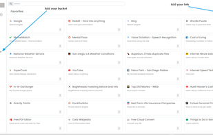 Here's a sample of private start page
