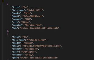 Generated data