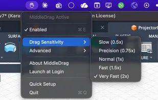 MiddleDrag UI