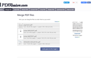 PDF Resizer screenshot 1
