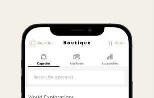 Nespresso screenshot 1
