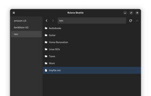 Rclone Shuttle screenshot 1