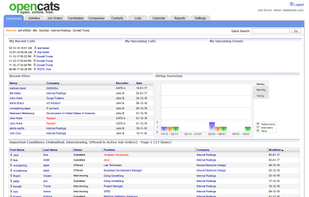 OpenCATS screenshot 1