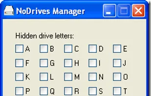 NoDrives Manager screenshot 1