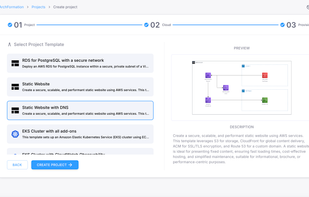Jumpstart your projects with pre-configured templates for common use cases.