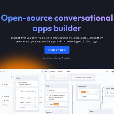 Typebot - Open-source conversational apps builder