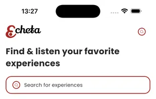 Echeta App Home Screen