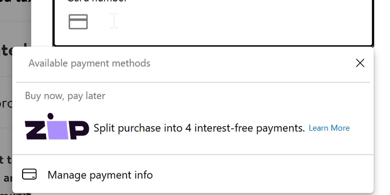 Microsoft adds “Buy now, pay later” integration directly within the Edge web browser image