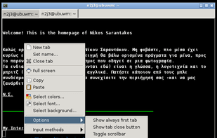 version 2.3.4, right click menu, 2 open tabs.