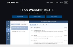 WorshipTrac screenshot 1