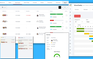 Work and Task Management Dashboard