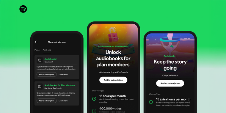 Spotify introduces Audiobooks+ for Family and Duo members across more regions image