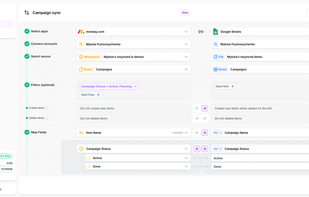 Configuring synchronization in resynced.io