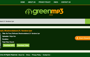 Green MP3 screenshot 1