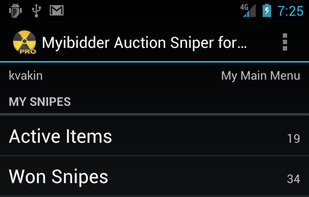 Myibidder Android app