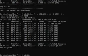 iPerf3 screenshot 1