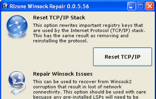 Winsock Repair screenshot 1