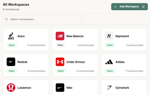 As an agency, you can create as many workspaces as necessary.
