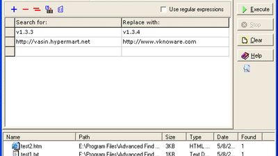 Batch Replace operation
