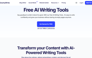 Free AI Writing Tools