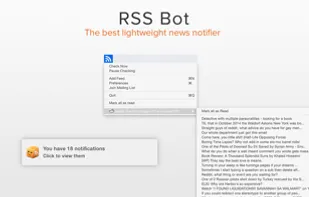 RSS Bot screenshot 1