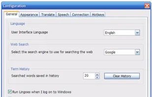 Configuration - General