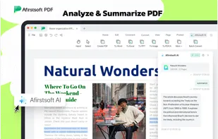 The AI-powered feature can analyze and summarize long PDF documents, providing concise overviews or insights into the content.
