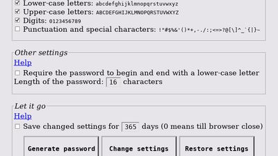 Secure password generator in Mozilla Firefox