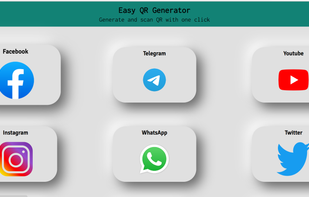 Social media QR codes