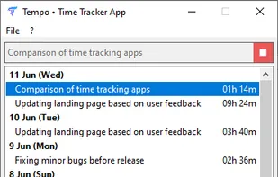 Tempo • Time Tracker App screenshot 2