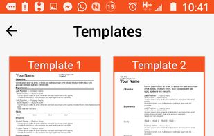 Resume / CV Generator screenshot 1