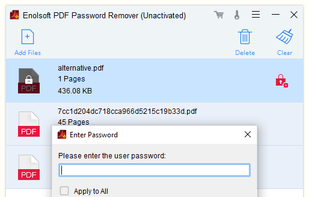 Enolsoft PDF Password Remover screenshot 3