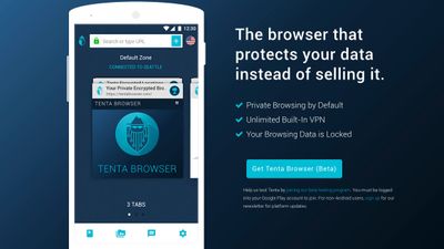 Tenta - Private Browser screenshot 1