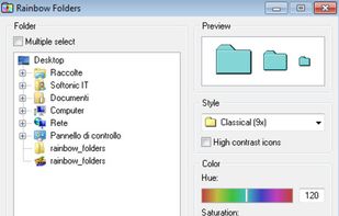 Rainbow Folders screenshot 1