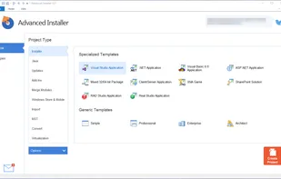 Advanced Installer screenshot 1