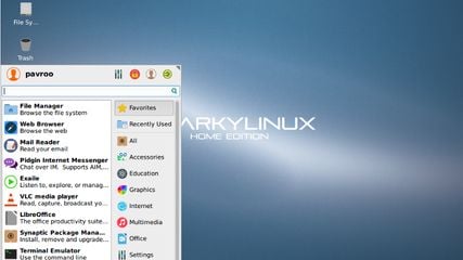 SparkyLinux screenshot 1